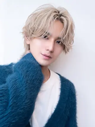 ミディアム パーマ メンズ ✨髪質改善 縮毛矯正 艶髪 立川 コウキ✨のヘアスタイル