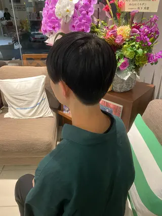 メンズ 🪼🫧垢抜け韓国風 カラー🦔さえ🦔のヘアスタイル