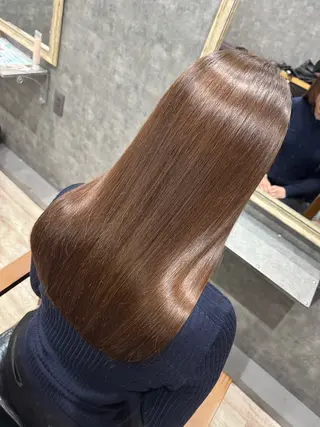 ロング カラー glac所属・glac 當田のヘアスタイル