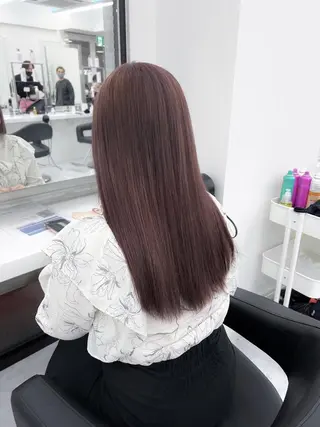 カラー 上野BABY💞 高発色暖色カラー💞のヘアスタイル