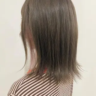 ミディアム カラー お洒落パーマ/ 艶カラー/michiのヘアスタイル