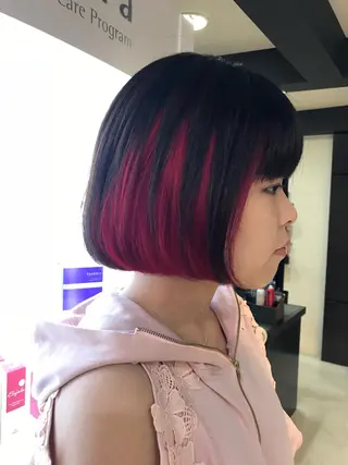 ショート ReHyd BEAUTÉ salon&store 心斎橋店所属・❤️MASAKO❤️ 🌸🩷エクステ🩷のヘアスタイル