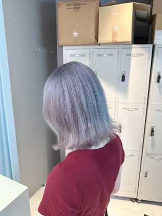 ミディアム カラー 🪄池袋ハイトーン 🪄ブリーチカラーのヘアスタイル