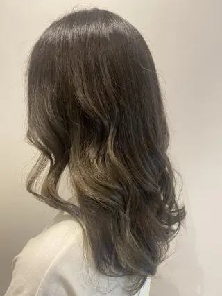 セミロング カラー 🌹艶髪カラー🌹 津田晴加【西荻窪】のヘアスタイル