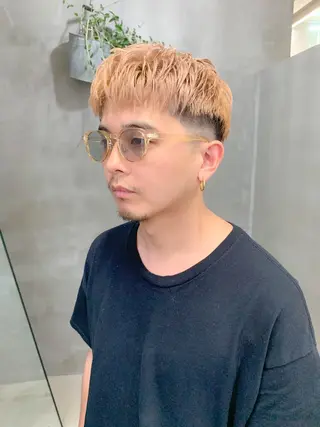 カラー メンズ tetohair 横井伴典のヘアスタイル