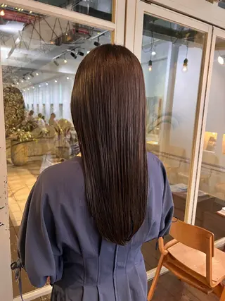 ロング カラー 山下 心のヘアスタイル