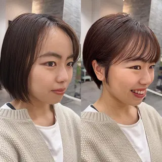 ショート 滝口 茉奈実のヘアスタイル