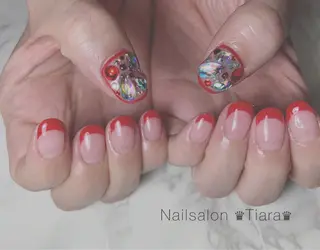 ネイル Tiara♛ティアラ 山口くるみのネイルデザイン