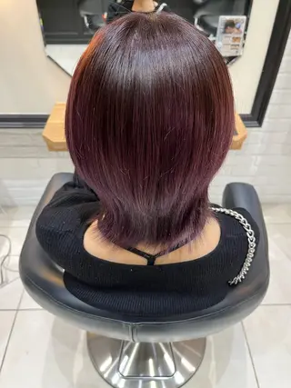 カラー GRANMASH あきほのヘアスタイル