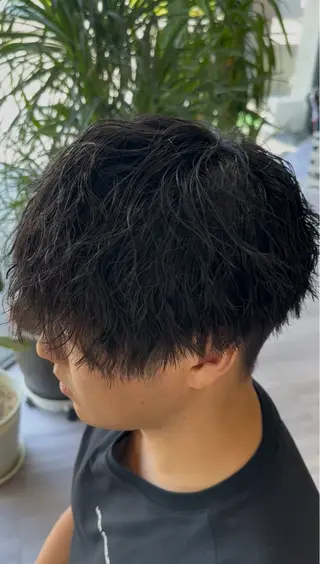パーマ arika　オケシ リョウダイのヘアスタイル