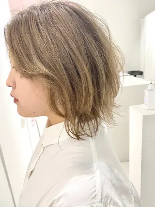ショート カラー VANCY所属・uchida daikiのヘアスタイル