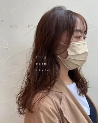ロング パーマ/名古屋パーマ / コデラ ナナホのヘアスタイル