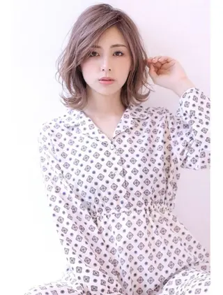 ミディアム 新店舗ORO塚口店 3月15日Open✨のヘアスタイル
