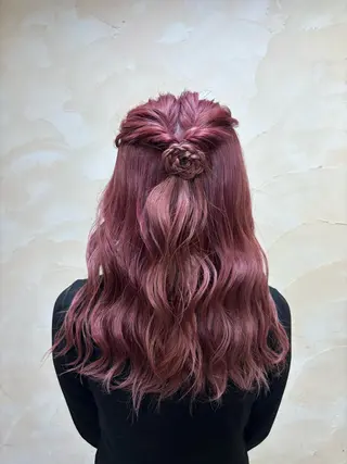 セミロング カラー ブリーチカラー🎀 Himariのヘアスタイル