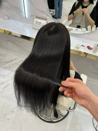 ロング 髪質改善縮毛矯正🫧 村上蒼生のヘアスタイル