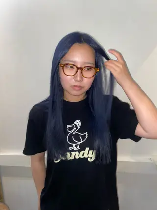 ロング カラー ソノダ リコのヘアスタイル