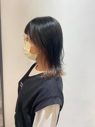 ミディアム 🐺ウルフ/レイヤー 似合わせ‎🤍沙羅のヘアスタイル