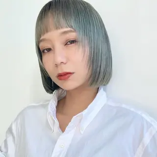 ショート カラー 🥀ツヤカラー🐾 /hinata✞✟のヘアスタイル