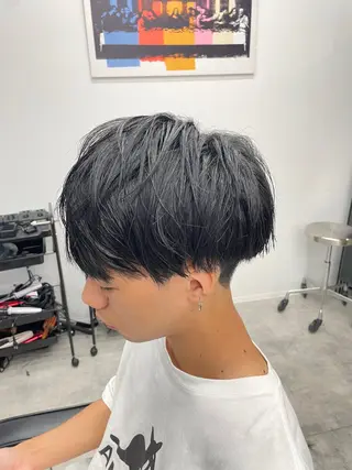 ショート メンズパーマ/新潟/ 万代／田崎亮🌟のヘアスタイル