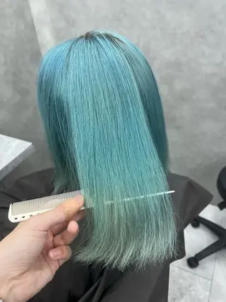 ミディアム カラー 小顔カット/髪質改善 /  店長 河井雄貴のヘアスタイル