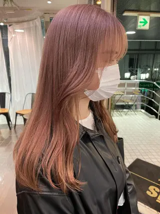 ロング ニュアンスネイル/ ボブ/まちゃこのヘアスタイル