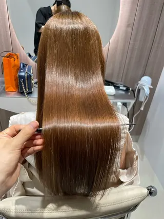 セミロング 韓国ヘア🤍顔周り/ 髪質改善✨/林遼一郎のヘアスタイル