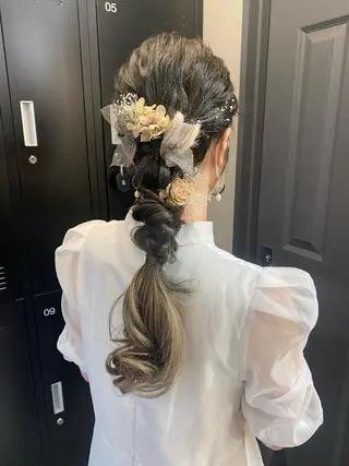 ヘアアレンジ louwe 武藤幸世のヘアスタイル