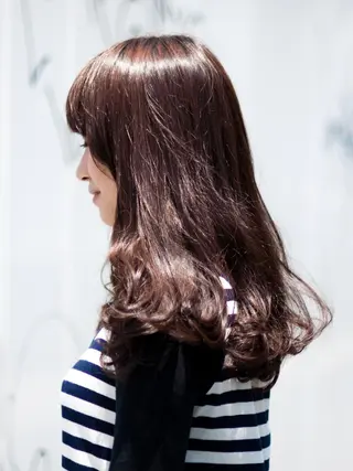 ロング カラー パーマ 公庄　グジョウ 　隆　　タカシのヘアスタイル