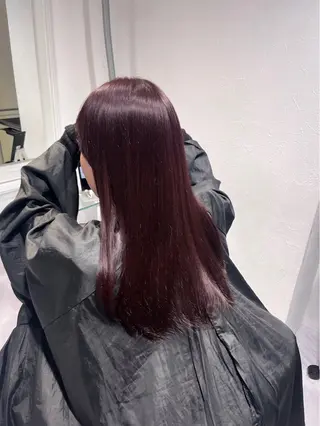 カラー ワンカラーでできる 暖色カラーゆいりのヘアスタイル