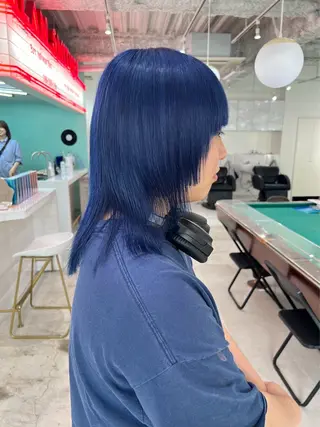 カラー 艶 ハイトーン✨ユキノのヘアスタイル