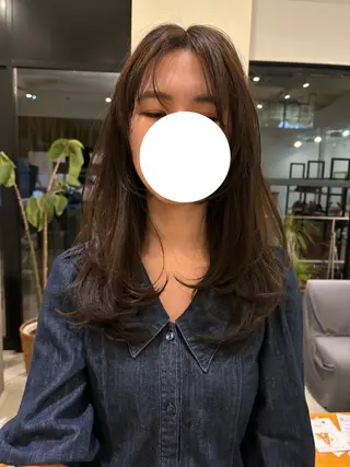 ロング 隈本 利恵子のヘアスタイル