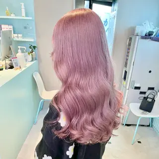 ロング カラー ハイトーン/韓国 レイヤー/るか🎀のヘアスタイル