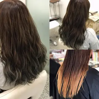 ロング カラー 山内 聡史のヘアスタイル