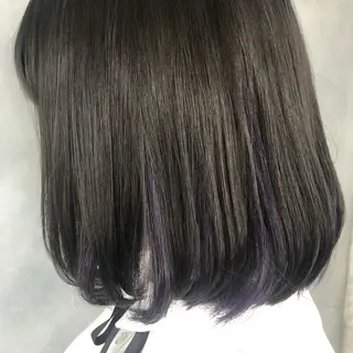 ミディアム 推しカラー🌙 RIHOのヘアスタイル