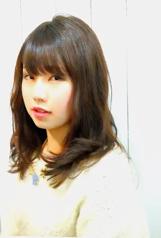 ミディアム セミロング Hair salon cl9所属・Yu takaのヘアスタイル