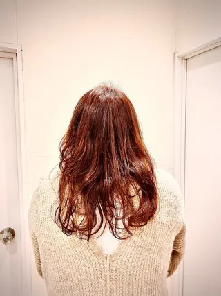 ロング パーマ イシカワ ユウタのヘアスタイル