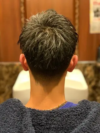 ショート メンズ 田中 瑠星のヘアスタイル
