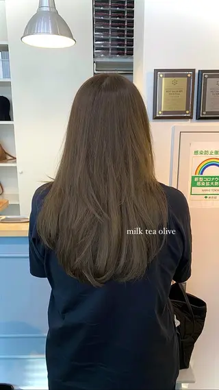 ロング カラー eclart ayaのヘアスタイル