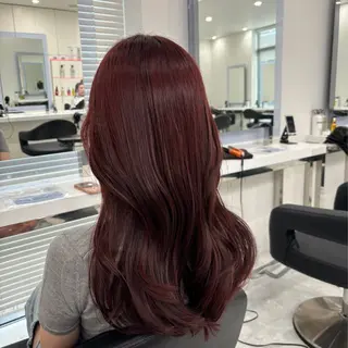 セミロング 🤍🥀韓流暖色レイ ヤー🥀🤍あやねのヘアスタイル