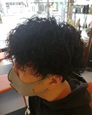 パーマ メンズ 岩永 知衣のマツエク・マツパデザイン