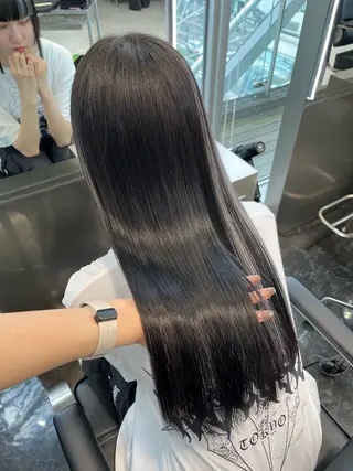 ロング 韓国ヘア🖤/透明感 shihoのヘアスタイル