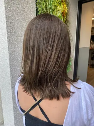 セミロング 西新  MAHIRO 🩵🫧艶髪🩵🫧のヘアスタイル