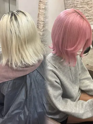 ミディアム カラー ANKHCROSS池袋店 【アンククロス】所属・アンククロス ななみのヘアスタイル