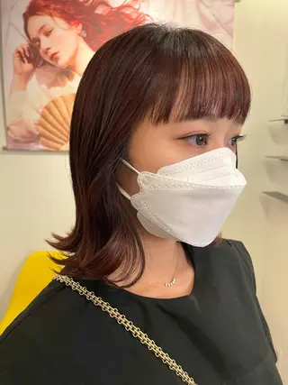 ミディアム 🤍韓国ヘア🇰🇷 タバタサオリ🤍のヘアスタイル