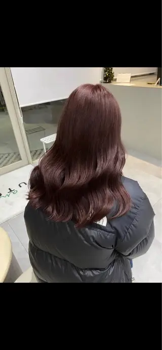 セミロング カラー 中村 心春のヘアスタイル