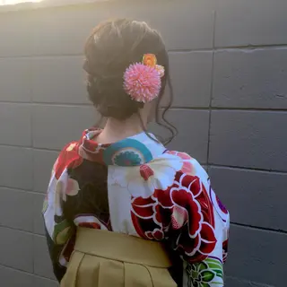 ロング ヘアアレンジ しのはら まどかのヘアスタイル