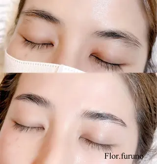 マツエク・マツパ アイブロウ Flor上大岡 *フルノ リナ*のマツエク・マツパデザイン