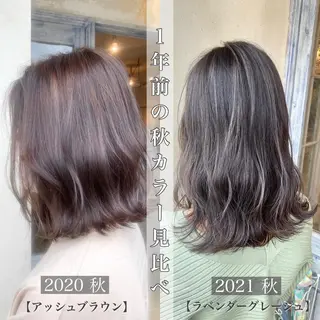 セミロング 森 早希絵のヘアスタイル