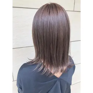 ミディアム カラー ヘアアレンジ 🌺まなみ/ うる艶カラー🌺のヘアスタイル