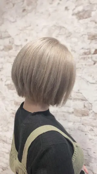 ショート カラー 外国人風ヘア 🍔Mamiのヘアスタイル